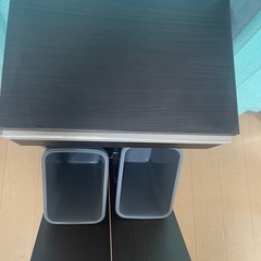 レンジ台ゴミ箱付きの画像