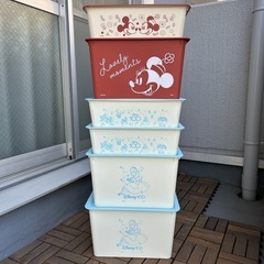 ディズニー　収納ケース6個　ダイソー