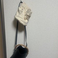 持ち手が可愛い★美品2wayバックの画像