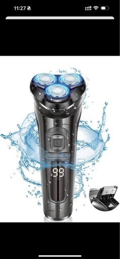 【新品】メンズ シェーバー 防水 丸洗い可 乾湿両用 USB充電式 HP-802