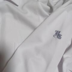 羽衣学園中学校高等学校　長袖白シャツ ②の画像