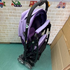 アップリカ　ラクーナ　ベビーカー　紫　新生児からの画像
