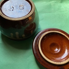自宅保管品　蓋付き佃煮入れの画像