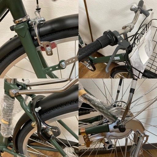 未使用品 アサヒサイクル GEO×CROSS A276 シティサイクル 6速ギア27