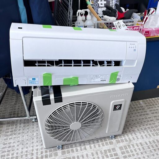 【店頭引取限定】SHRAP ルームエアコン AY-S28E-W 2024年製 室外機セット 美品 高年式
