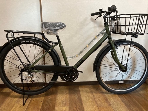 未使用品 アサヒサイクル GTKW275 シティサイクル 6速ギア27.5