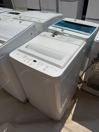 2023年製　ヤマダ　4.5K 洗濯機　YWM-T45LW