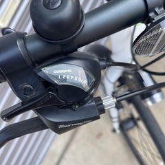 自転車　クロスバイク　通学　shimano　シマノ　の画像