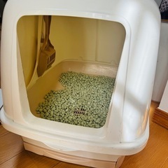 デオトイレ 猫用 本体セット フード付　保護猫　ねこ　ネコ　　