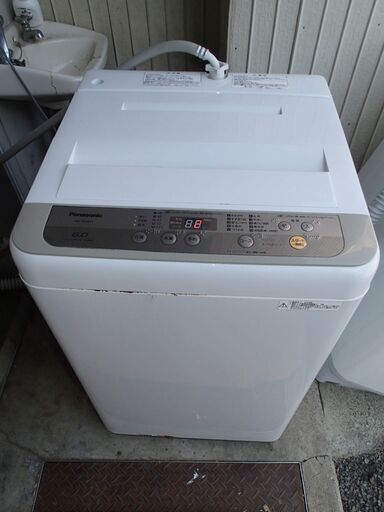 hf250322-001Z Panasonic 全自動洗濯機 NA-F60B11 6.0㎏ 動作確認済み 中古