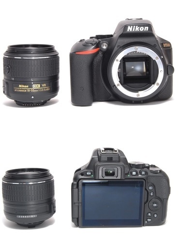 極美品 シャッター数5179回 箱付き Nikon D5500 レンズキット
