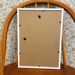 花柄壁飾り　額縁とセットの画像