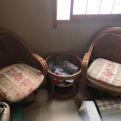 3点セット椅子テーブル