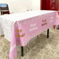 新品☆誕生日テーブルクロス