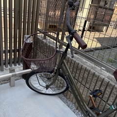 カゴ付き自転車の画像