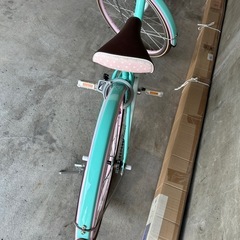 超美品 自転車 22インチ 女の子 ミントグリーン 超美品 自転車 22インチ 女の子 ミントグリーン