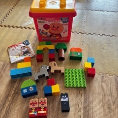 アンパンマン ブロックラボ はじめてのブロックバケツ　限定アンパ...
