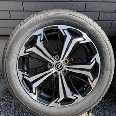 トヨタ19インチアルミホイールタイヤ付きの画像