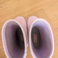 Coleman　薄紫長靴　16cmの画像
