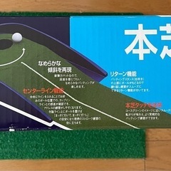 2.5mゴルフパター練習マットの画像