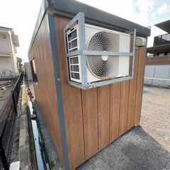 3坪ハウス　コンテナ　コンテナハウス　スーパーハウス　ユニットハウス　トレーラーハウス　事務所　倉庫　物置 備品　資材置き場　自転車の画像