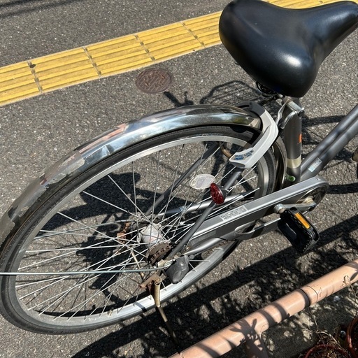 ✨?期間限定?ジモティー特別価格?✨変速付自転車 27インチ ライト 鍵付き
