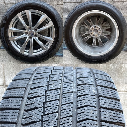 日産インフィニティ　フーガ純正ハイグロス
18インチスタッドレスセット