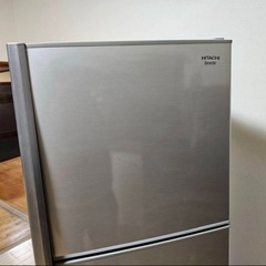 HITACHIインバーター225L冷蔵庫&冷凍庫の画像