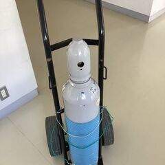高圧窒素ボンベ（１０L) カート付き