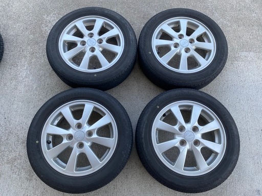 155/65R14 4本セット　ダイハツ純正ホイール　ブリヂストン　エコピア