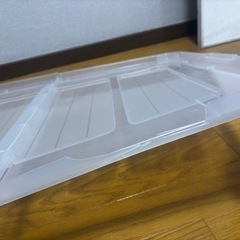 キャスター付ベッド下収納2個の画像