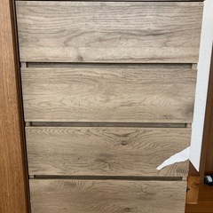 アイリスオーヤマ　ウッドチェスト2個セットの画像