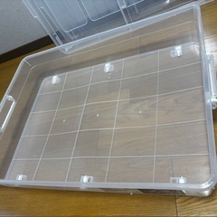 キャスター付ベッド下収納2個の画像