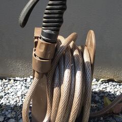 散水　ホース　コンパクトリール　シャワーノズル付き　10m