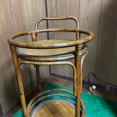 籐の家具3点セット➕2点の画像