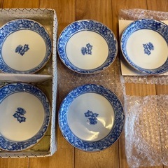 【新品未使用5個SET】有田焼 西山窯 中鉢 和食器 長期保管品の画像