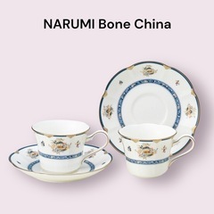 NARUMI ナルミ シャリラムーン コーヒーカップ＆ソーサーペ...