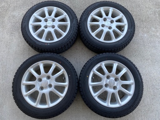 155/65R14 スタッドレス4本　ダイハツ純正ホイール アイスナビ8 溝アリ　早い者勝ち