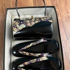 成人式用の草履バックセット