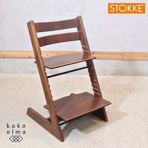 北欧ノルウェーのメーカーSTOKKE(ストッケ)のロングセラーキッズチェアーTRIPP TRAPP(トリップトラップ)/大人から幼児まで末永くお使い頂ける人間工学に基づいたベビーチェアーです。