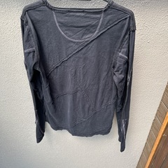 長袖　シャツ　黒　　サイズ48の画像