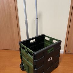 折りたたみコンテナキャリーカート ショッピングカート 軽量 コン...