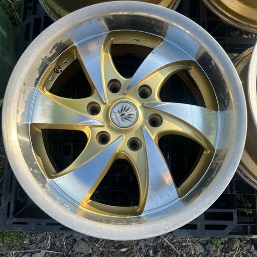 深リム レアマイスター　ハイエース専用ホイール  18インチ　ゴールド