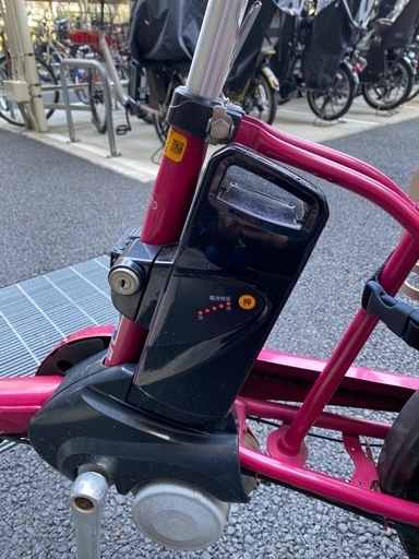 パナソニック　電子自転車　バッテリー5点灯