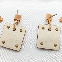 【HERMES】アスドゥクール ハート スウィングピアス Ｕ刻印☆Ａ品☆質屋 ユニオン本通店 エルメスの画像