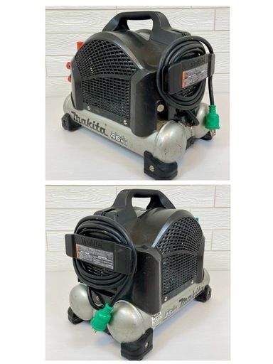 マキタ コンプレッサー AC462XS makita コンパクト&低振動 軽量14kg 体にフィット 側面メッシュ部 低振動 低騒音 