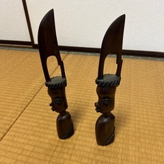 どこかの国の民芸品？　木製の画像