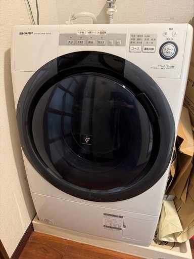 取説あり　SHARP 乾燥機付き洗濯機