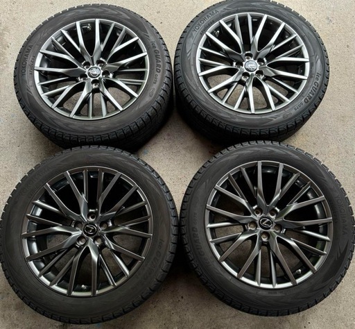 RX450h Fスポーツ純正ホイール スタッドレス 空気圧S付