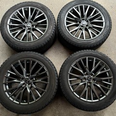 RX450h Fスポーツ純正ホイール スタッドレス 空気圧S付